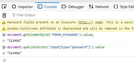 getElementById / querySelector